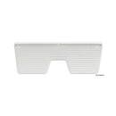 Knurled plastic stern protection plate