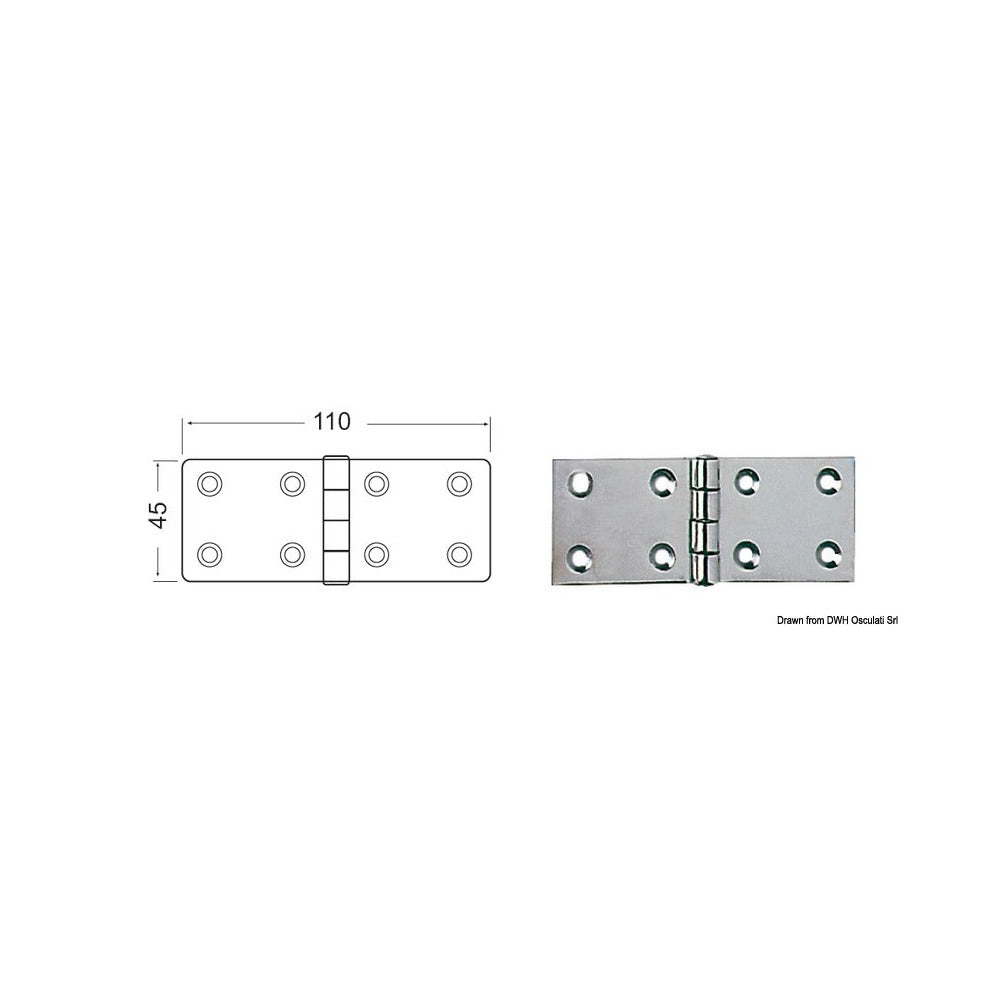 Hinges 2,5 mm