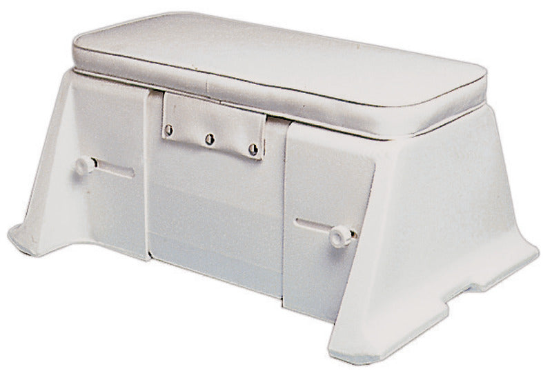 Säilytysluukku/-istuain 2,30–3,30 m kumpareille