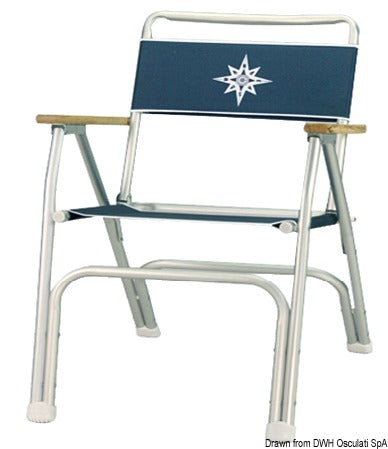 Anodized aluminium folding chair