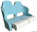 Double ergonomic padded seat with H99 flip-up bolster
