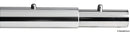Straight line pole connectors, fitted with two spring lock buttons