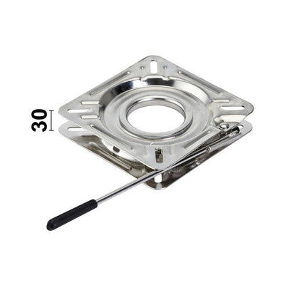 Friction rotating base for seats