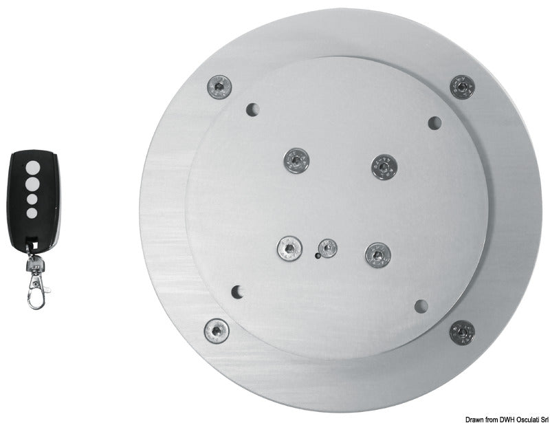 Foldable 2-stage electrical table pedestal