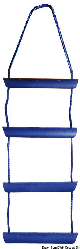 Temporary boarding ladder