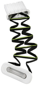 Recessed emergency ladder suitable for ISO 15085 and ABYC H-41 standards