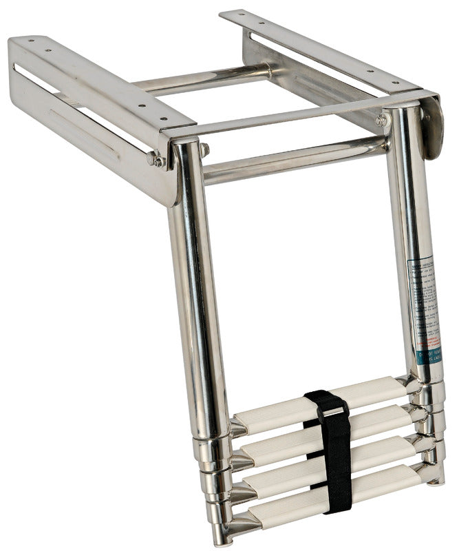 Hidden telescopic ladder