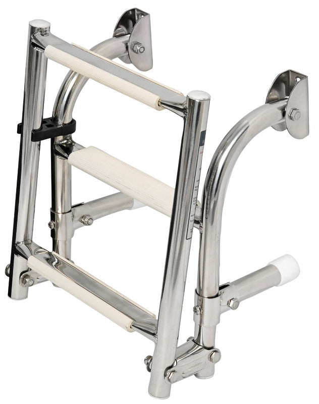 Foldable ladders wall-mounting