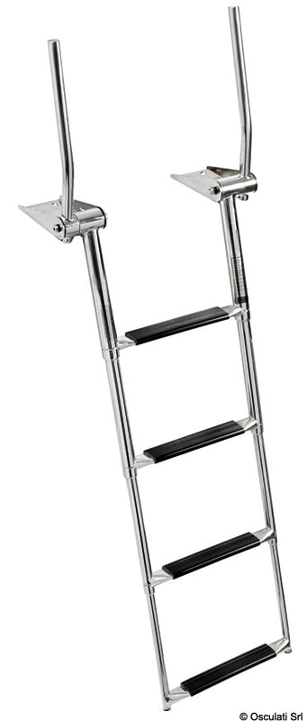 EasyUp Telescopic ladder with handles for installation above the bathing platform