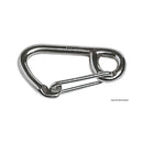 Snap-hooks with large opening, made of stainless s
