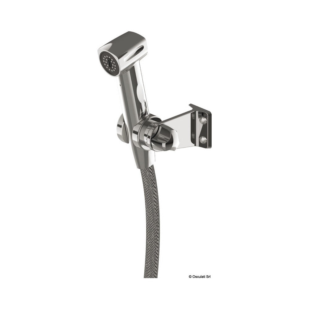 Bulkhead mount bracket for stainless steel showers