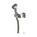 Bulkhead mount bracket for stainless steel showers