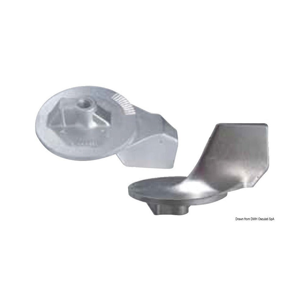 Zinc fin anode for 35HP-V6-MCM-SSM II-III-IV-V