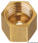 Mässingsmutter för 8 mm kopparrör, M14 x 1,5F stigning.