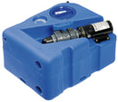 Black water tank with horizontal soaker