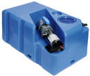 Black water tank with horizontal soaker