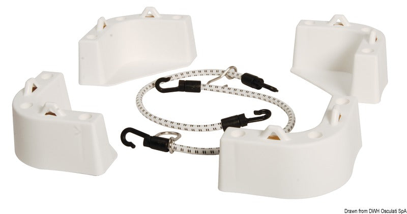 Universal fixing system for iceboxes