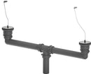 Kit of drains with chain plug and drain pipes