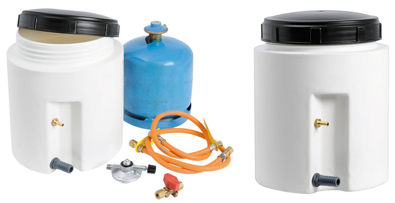 Vattentätt gasflaskhus