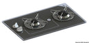 Gas hob with pyroceram burners