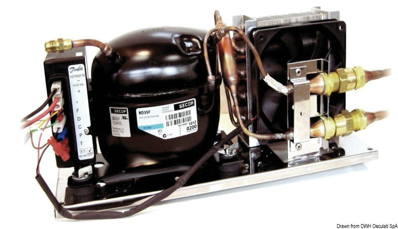 ISOTHERM by Indel Webasto Marine Secop cooling unit with VE150 ventilated evaporator
