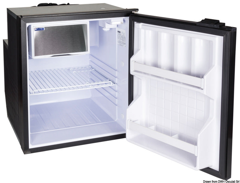 Isotherm refrigerator with hermetic Secop compressor, maintenance-free, 65 litres - silver door