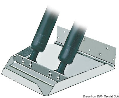 Pair of HS series trim tabs suitable for hulls over 40-knot speed