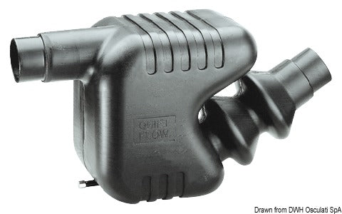 Pakoputken äänenvaimennin vesijäähdytteisille moottoreille