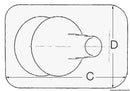 Exhaust muffler for water-cooled engines