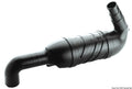 Exhaust muffler inlet 120°