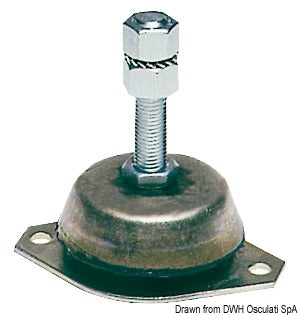 Joustavat tärinänvaimennustuet sisämoottoreille ja generaattoreille, mukaan lukien vastatyynyt.