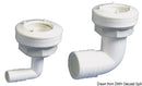90° outlet for flexible water tank