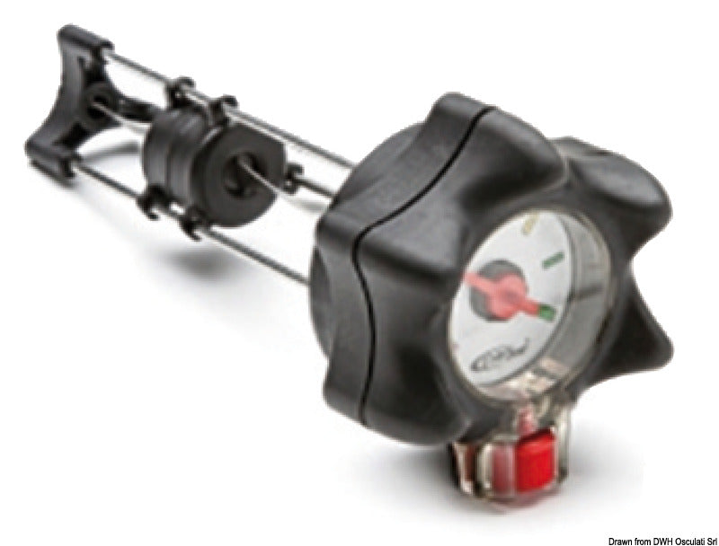 Mekaanisella pinnankorkeuden ilmaisimella varustettu tulppa