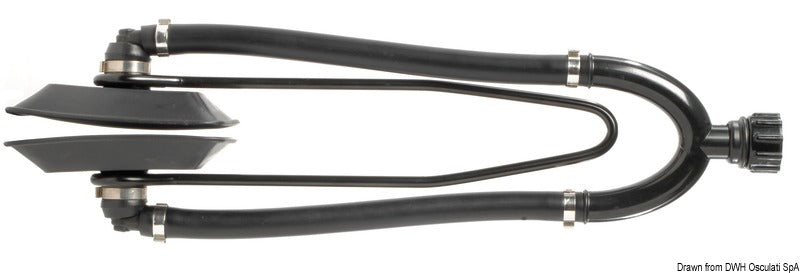 Yleismallinen korvakupin sisämoottorin huuhtelulaite