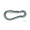 Stainless Carbine hooks with screw safety sleeve