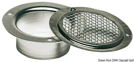 Inlet/outlet air grid