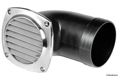 Svängbara slang- och avluftningskopplingar för ventiler i rostfritt stål