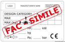 Boat identification plates