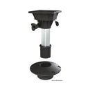 Waverider pedestal with seat mount, shock absorber