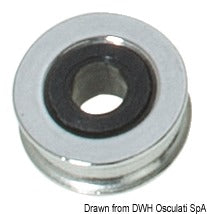 Ruostumattomasta teräksestä valmistettu väkipyörä