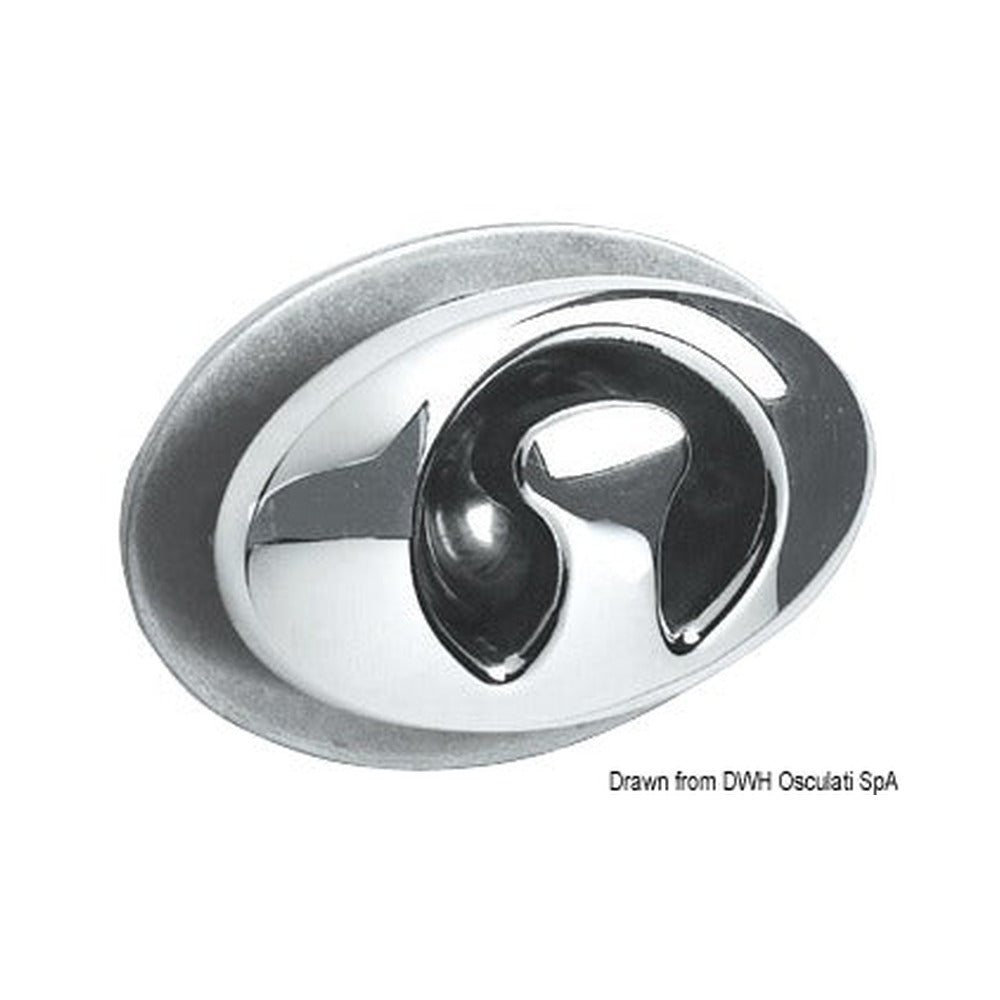 Flush mount water-skiing rope hook