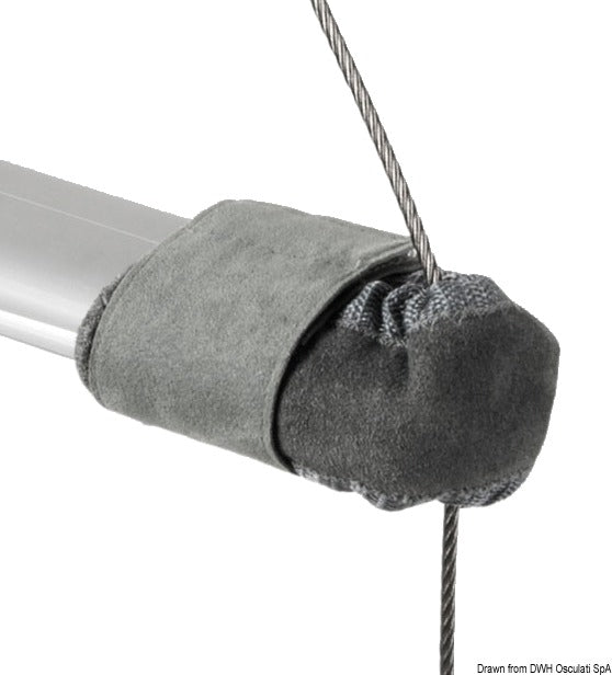 Real leather spreader boot