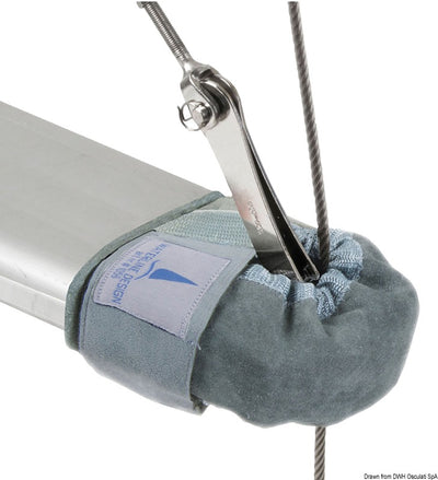 Real leather spreader boot