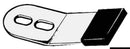 Heavy duty rudder retaining clip