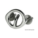 Water-skiing towing ring for stern