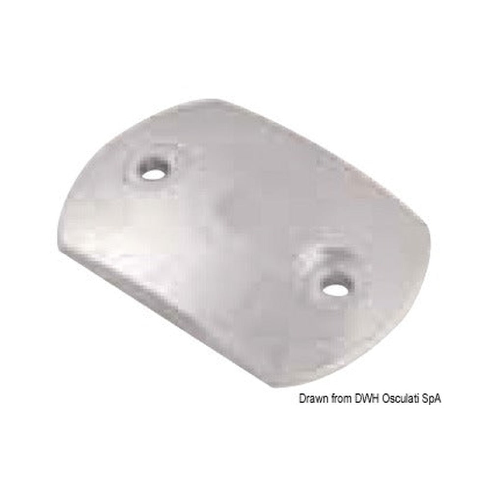 Convex anode plate