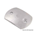 Convex anode plate