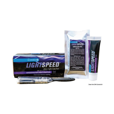 Silicone non-stick paint for underwater lights LIG