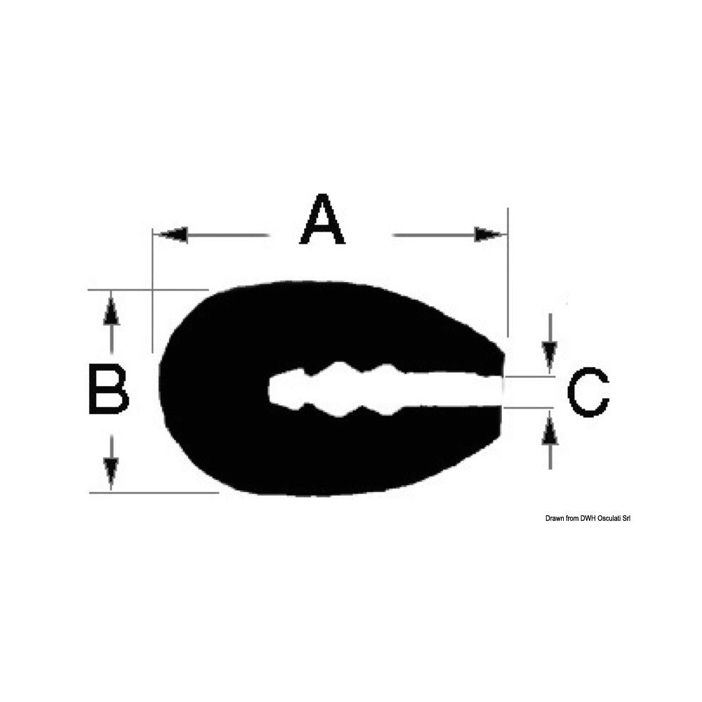 Profile designed for trimming reinforced fiberglas