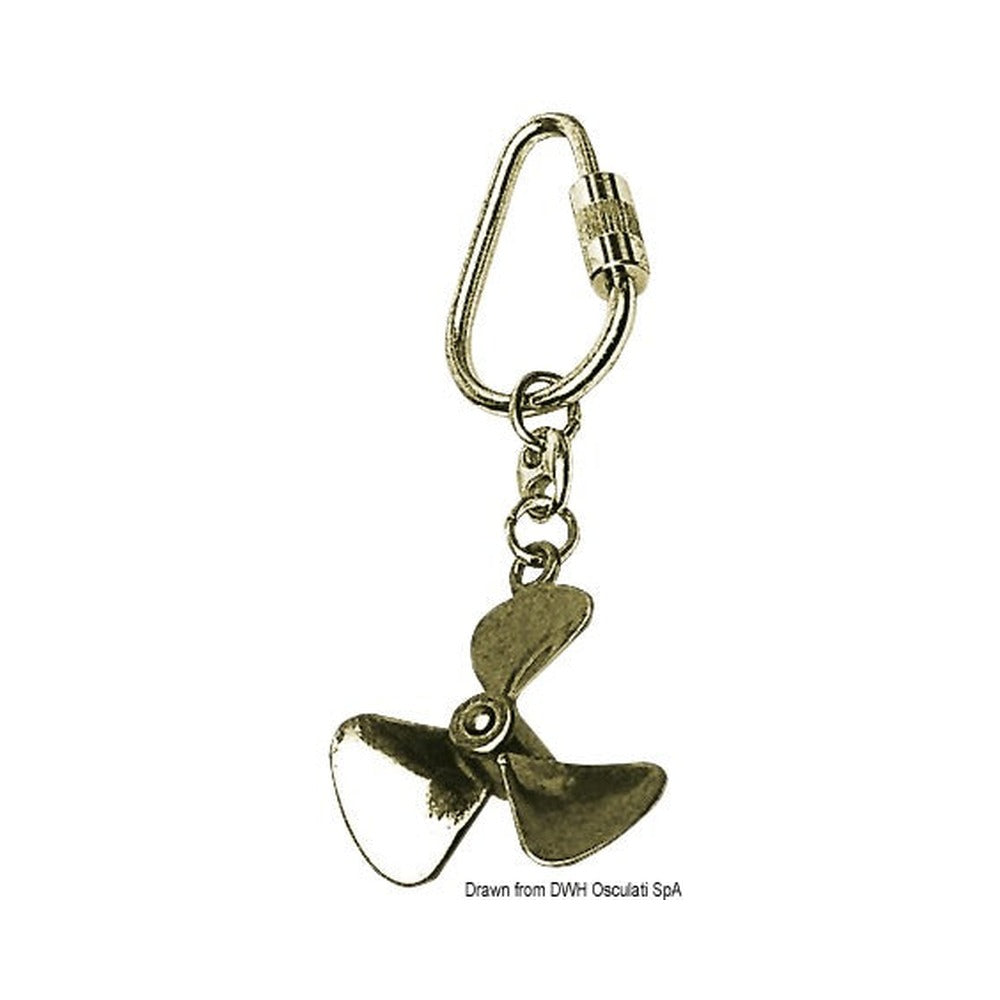 Pendant polished brass key rings - Pendant polishe